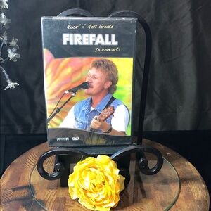 Firefall Rock 'n' Roll Greats DVD with Black Metal Stand